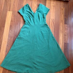 Boden Green Midi Dress